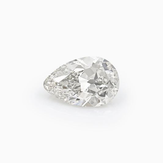 Lab Grown Loose Old Mine Pear Cut Diamond Loose Diamond