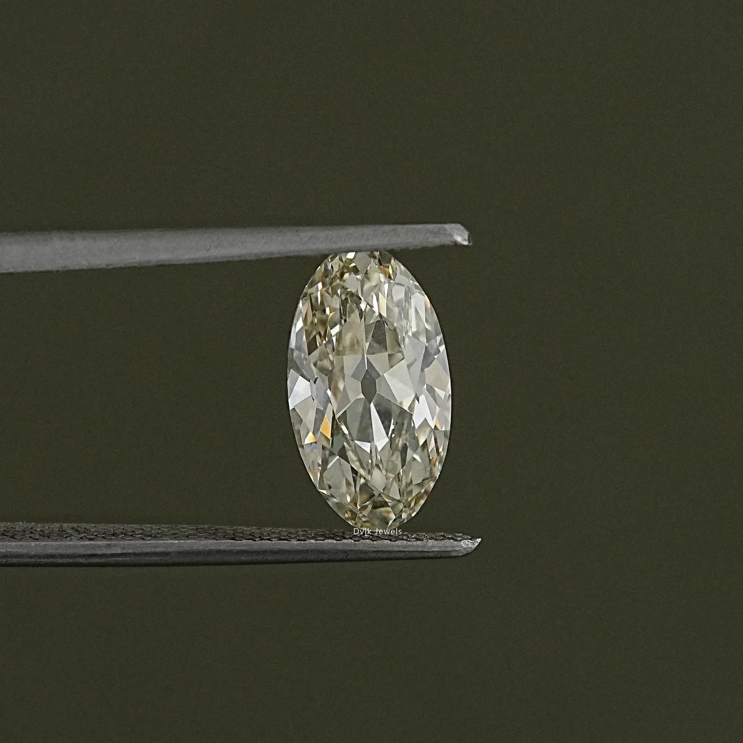 Lab Grown Old Mine Moval Cut Loose Diamond