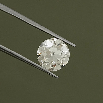 Flower Pattern Old European Round Cut Loose Diamond