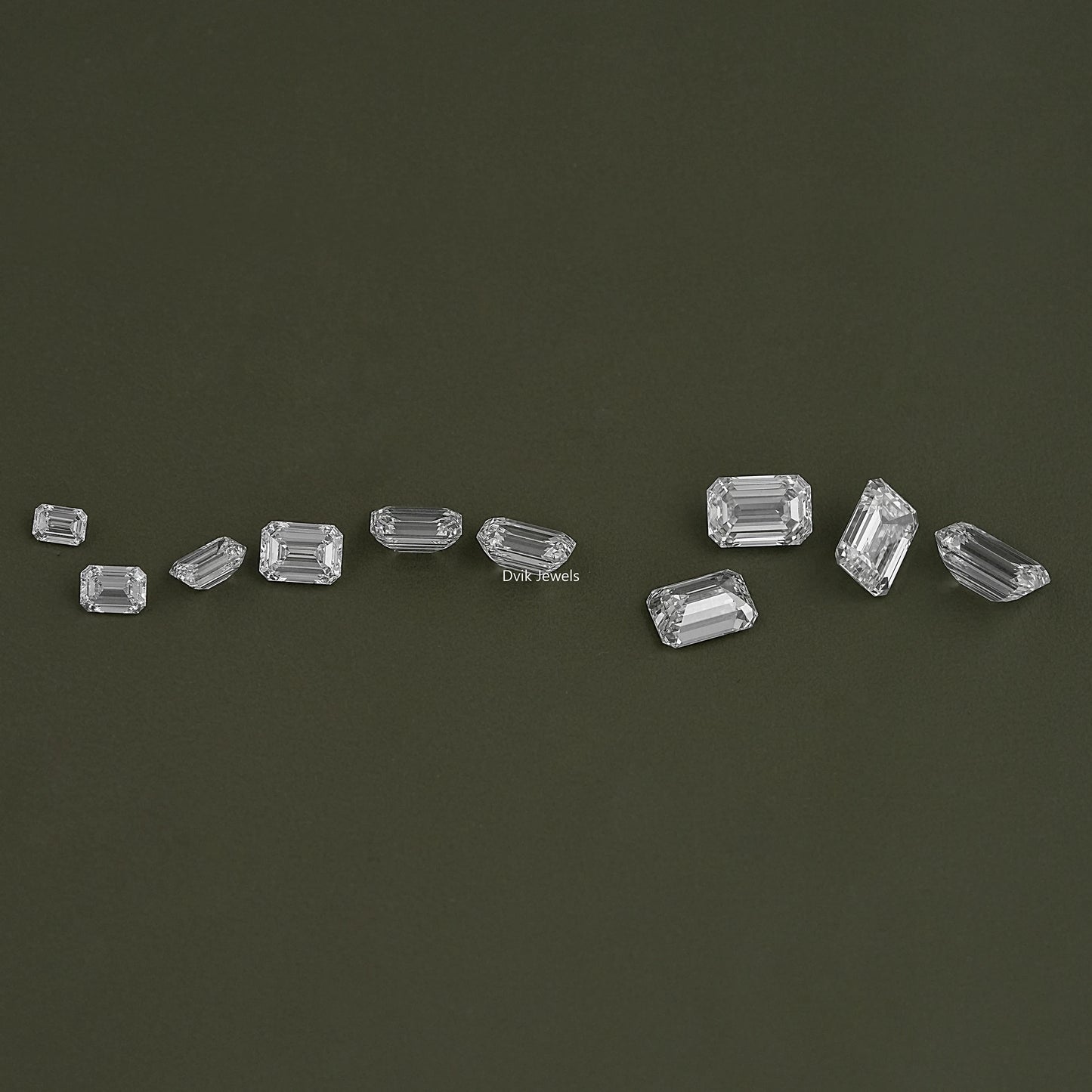 Emerald Cut Lab Grown Loose Diamond