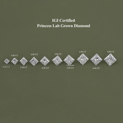 Princess Cut Lab Grown Diamond