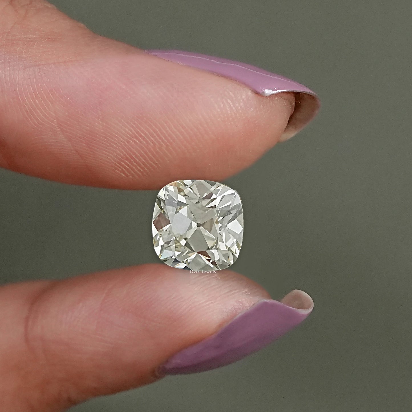 Old Mine Square Cushion Cut Loose Diamond