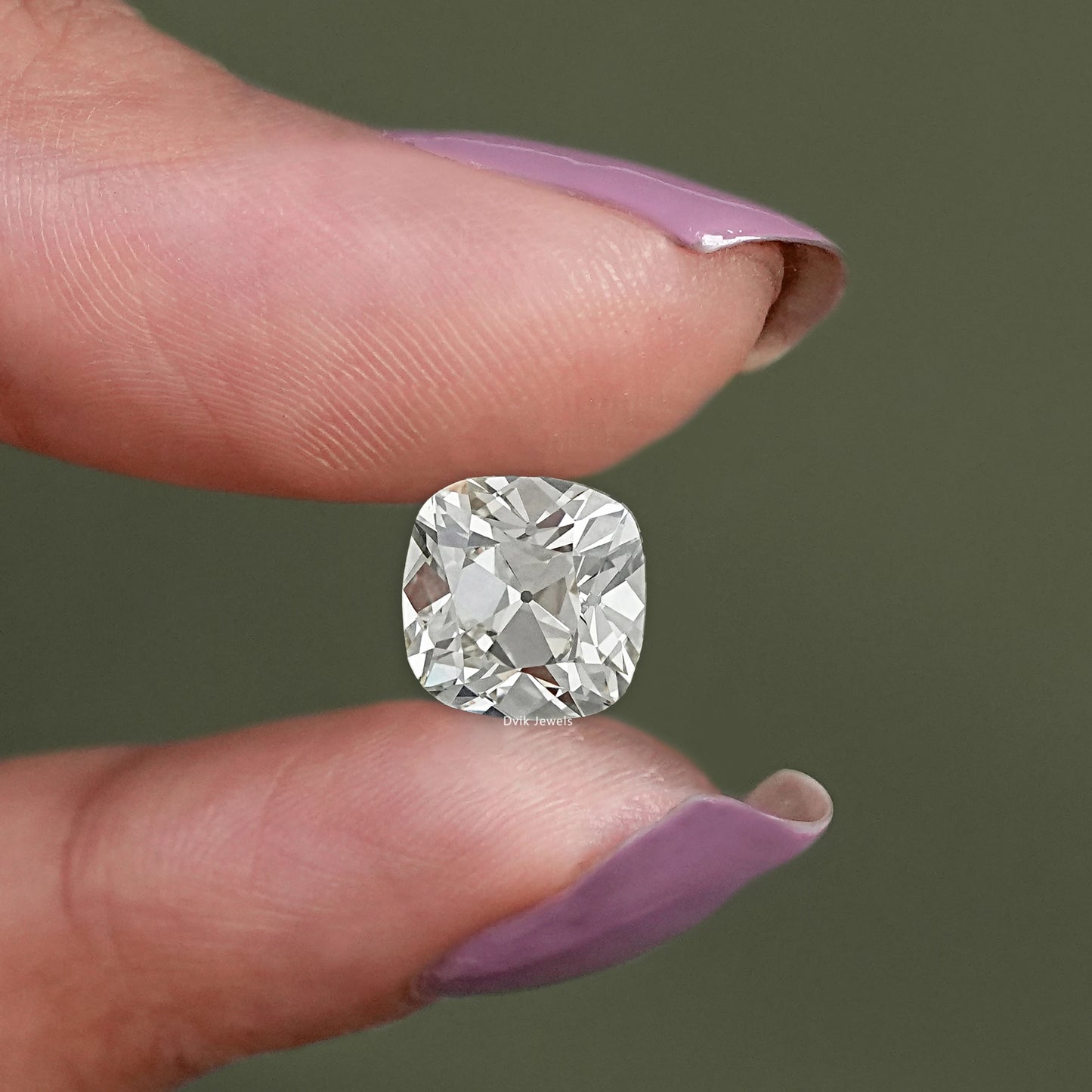 Old Mine Square Cushion Cut Loose Diamond