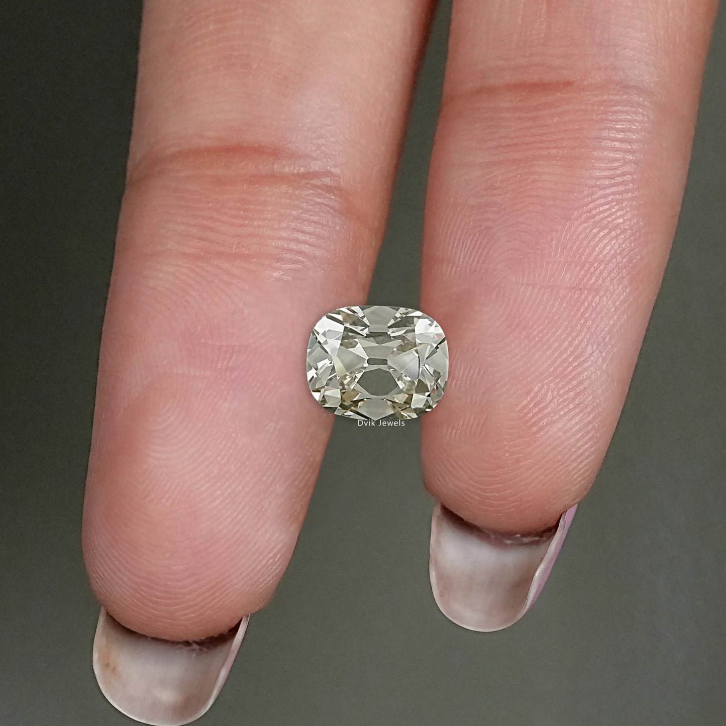 Loose Lab Grown Old Mine Cushion Cut Diamond