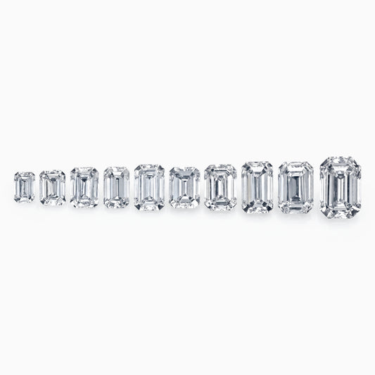 Loose Emerald Cut Lab Grown Diamond