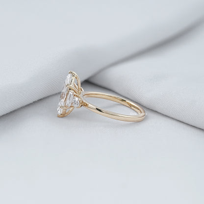Marquise And Baguette Cut Five Stone Diamond Ring