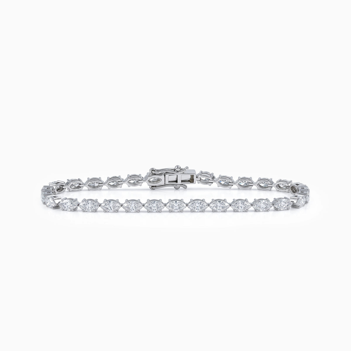 Marquise Cut Lab Diamond Tennis Bracelet Bracelet
