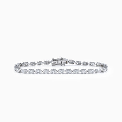 Marquise Cut Lab Diamond Tennis Bracelet Bracelet