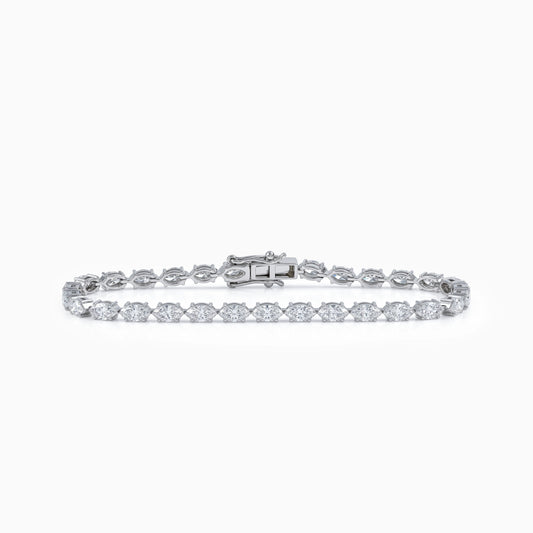 Marquise Cut Lab Diamond Tennis Bracelet Bracelet