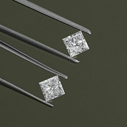 Princess Cut Matching Pair Lab Grown Diamond