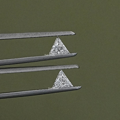 Triangle Cut Lab Loose Diamond Matching Pair