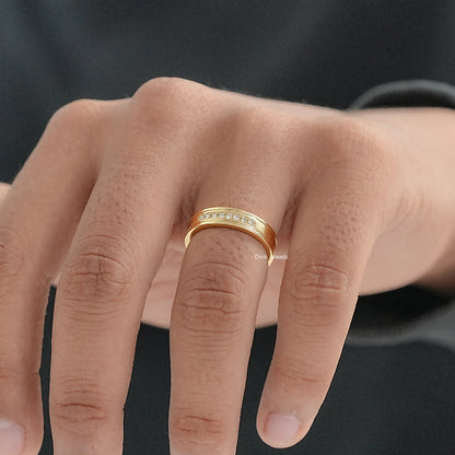 Channel Set Men's Diamond Ring