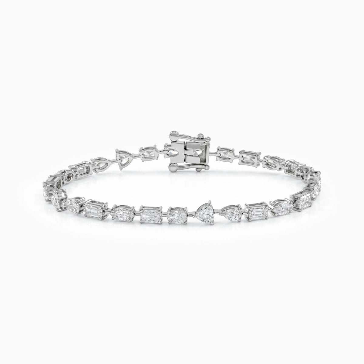Mixed Radiant and Trillion Lab Grown Diamond Bracelet Bracelet
