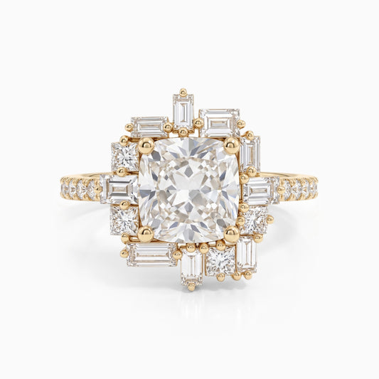Multi Shape Lab Grown Diamond Wedding Ring