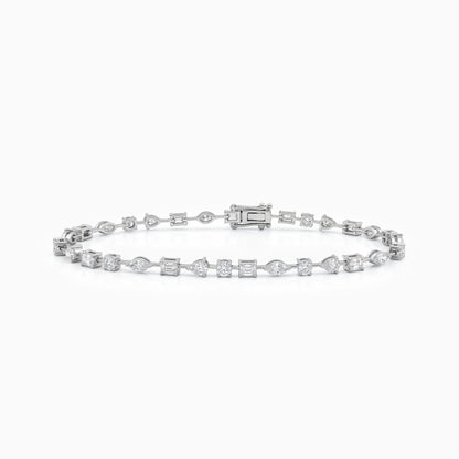 Multi shape Lab Diamond Tennis Bracelet Bracelet