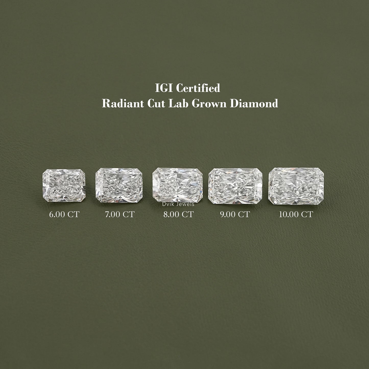 Radiant Cut Lab Grown Loose Diamond