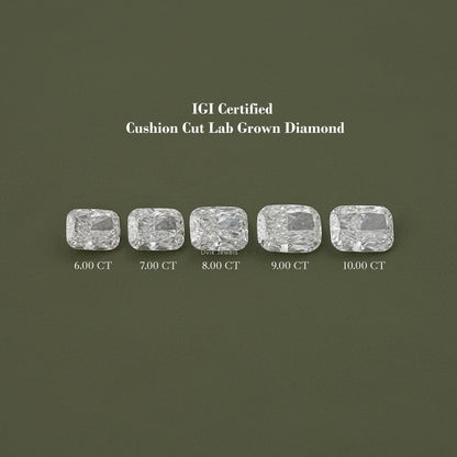 Cushion Cut IGI Certified Lab Grown Diamond