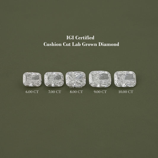 Cushion Cut IGI Certified Lab Grown Diamond