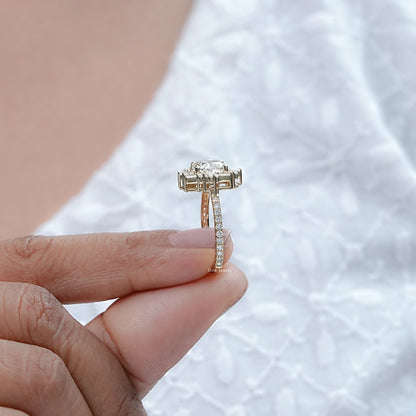 Multi Shape Lab Grown Diamond Wedding Ring
