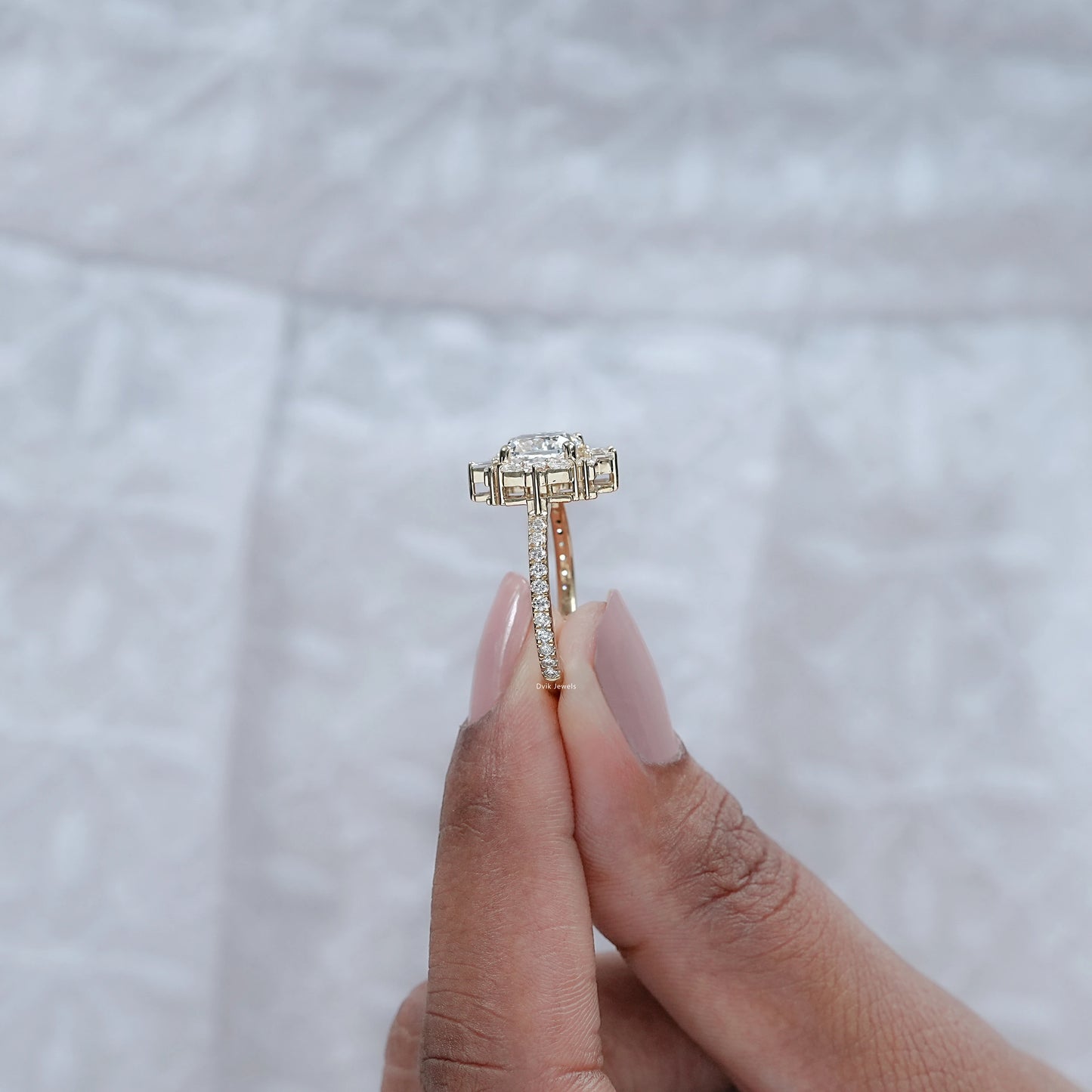 Multi Shape Lab Grown Diamond Wedding Ring