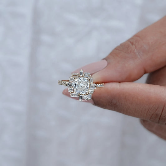 Multi Shape Lab Grown Diamond Wedding Ring