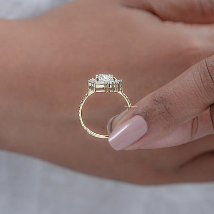 Multi Shape Lab Grown Diamond Wedding Ring