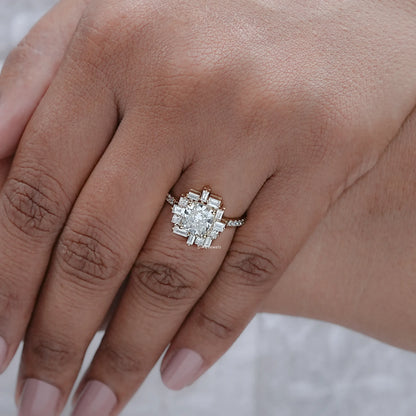 Multi Shape Lab Grown Diamond Wedding Ring