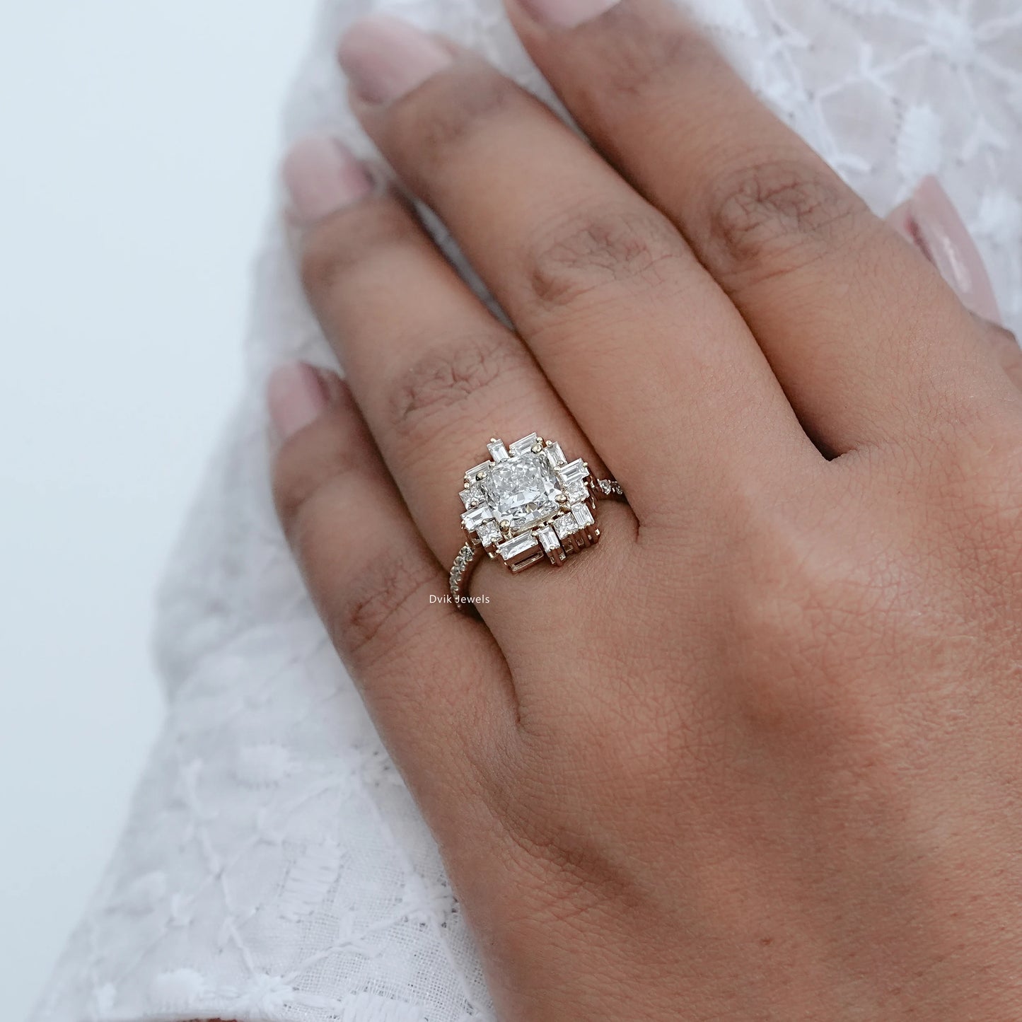 Multi Shape Lab Grown Diamond Wedding Ring