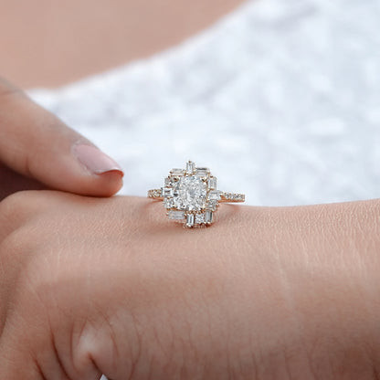 Multi Shape Lab Grown Diamond Wedding Ring