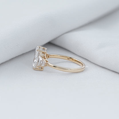 Radiant Cut Prong Set Five Stone Ring