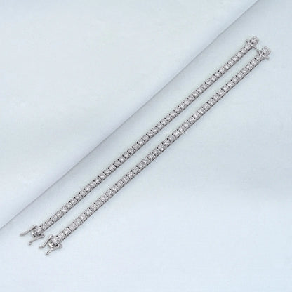 Brilliant Cut Round Lab Diamond Tennis Bracelet