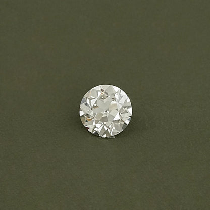 Flower Pattern Old European Round Cut Loose Diamond