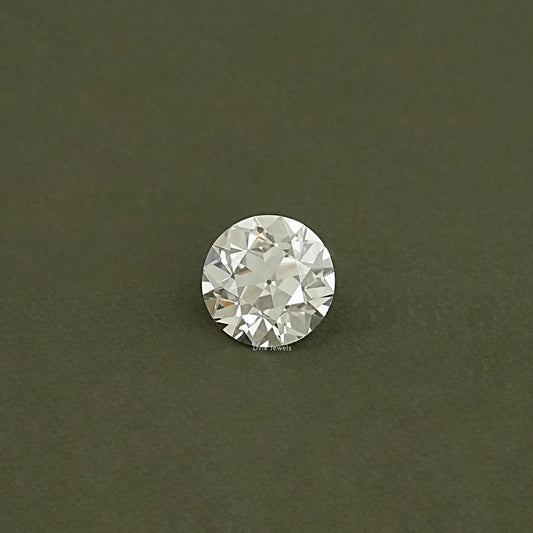 Flower Pattern Old European Round Cut Loose Diamond