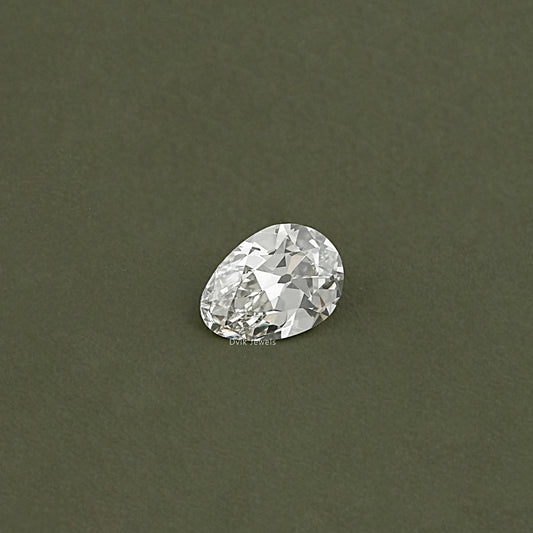 Old Mine Pear Shape Lab Grown Diamond