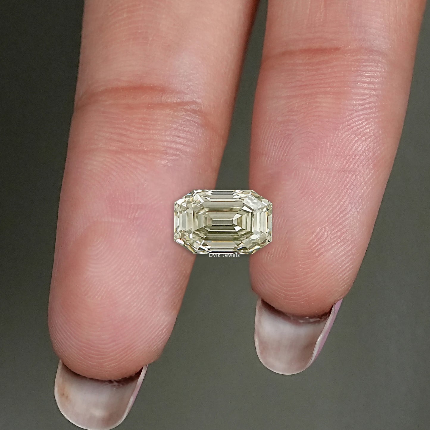 Stunning Old Mine Emerald Cut Lab Loose Diamond