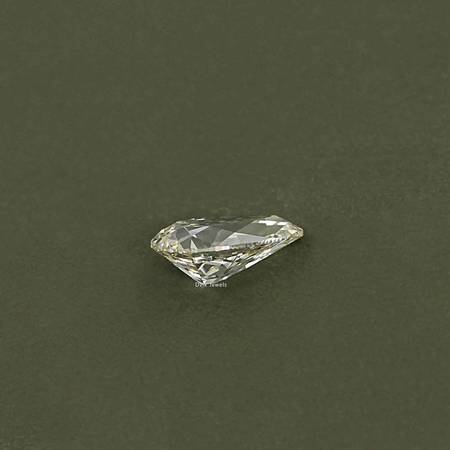 Lab Grown Loose Old Mine Pear Cut Diamond