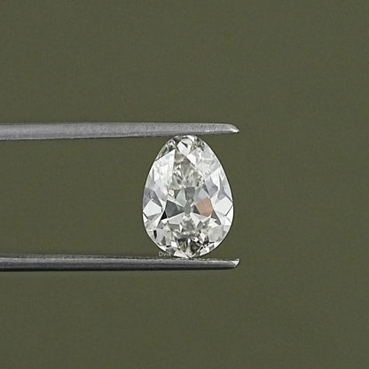 Old Mine Pear Shape Lab Grown Diamond