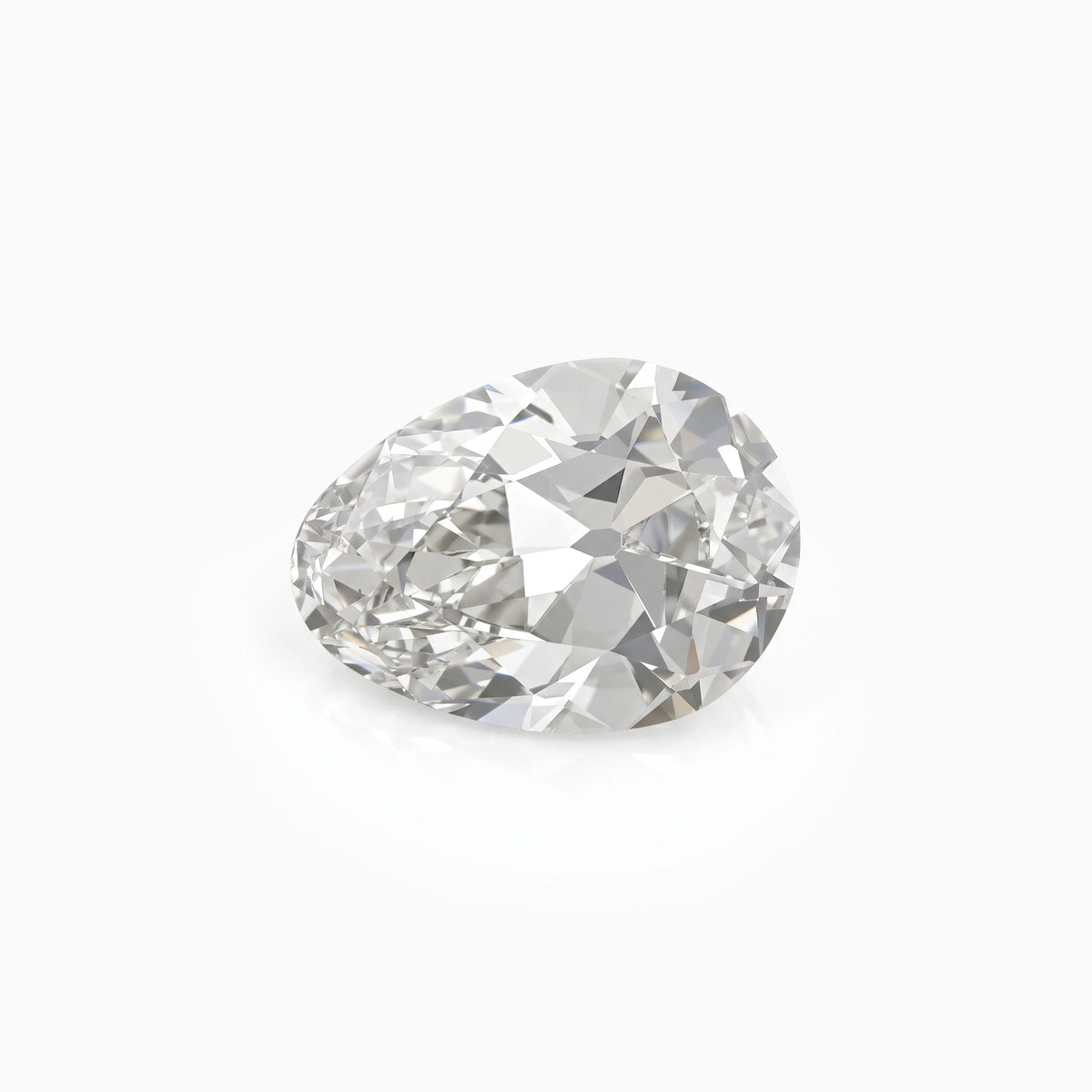 Old Mine Pear Shape Lab Grown Diamond