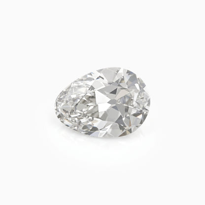 Old Mine Pear Shape Lab Grown Diamond