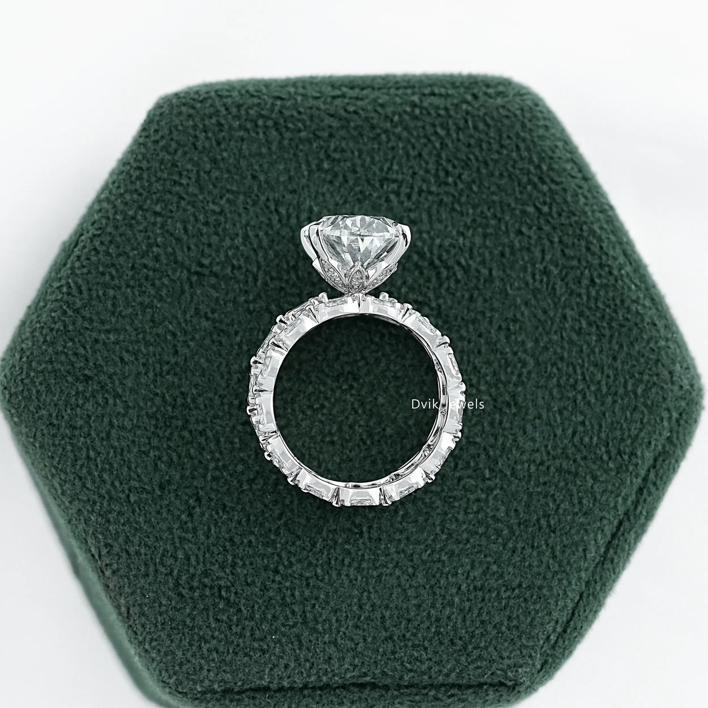 Oval And Marquise Diamond Bridal Ring Set