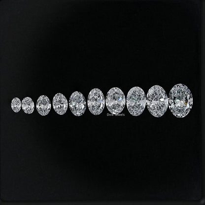 Oval Cut Lab Grown Loose Diamond
