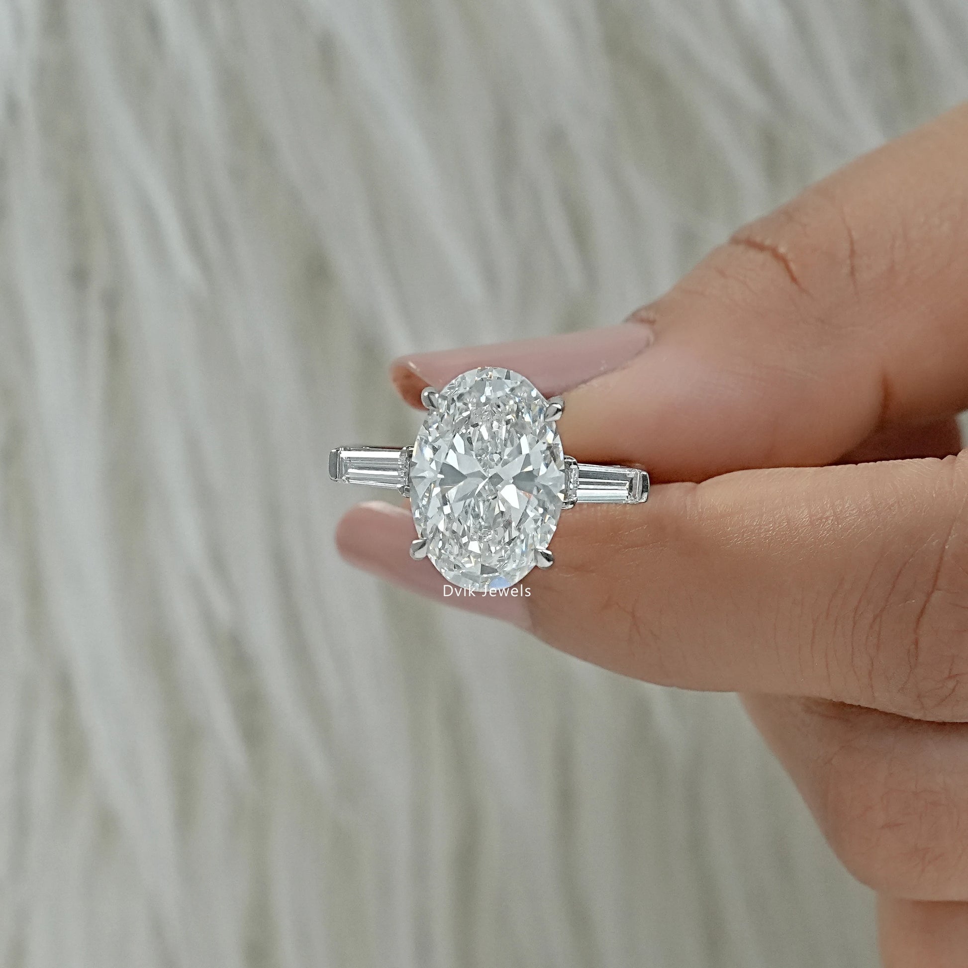 3 stone oval engagement rings three stone anniversary rings finger view