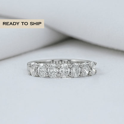 Oval Lab Diamond Seven Stone Ring