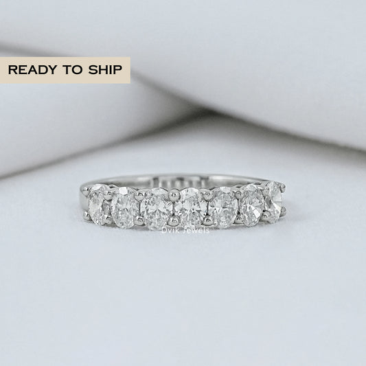 Oval Lab Diamond Seven Stone Ring