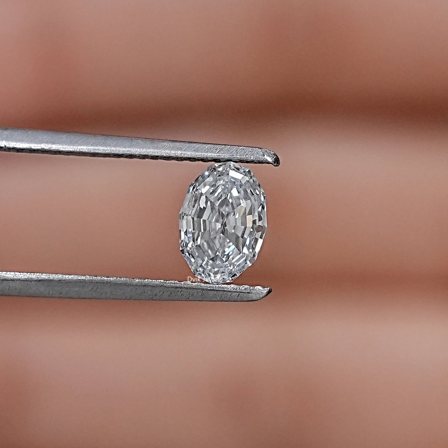 Loose Step Cut Oval Lab Grown Diamond