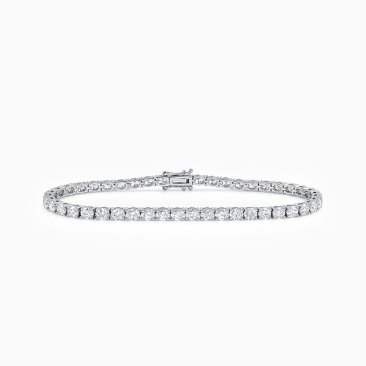 Oval Cut Lab Grown Diamond Tennis Bracelet Bracelet