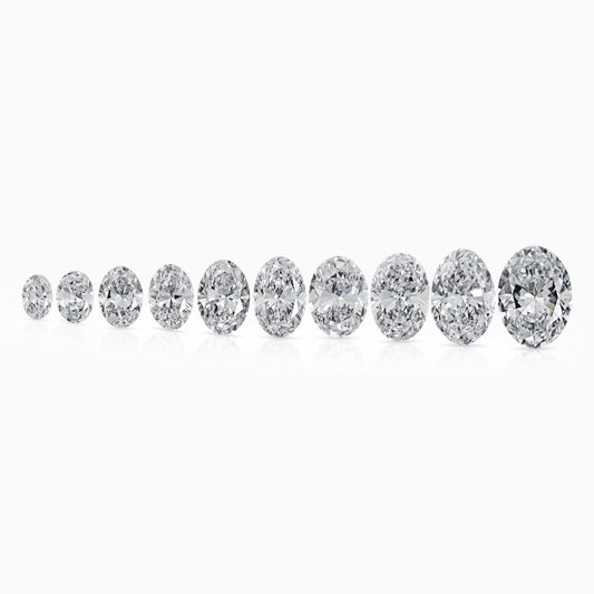 Oval Cut Lab Grown Loose Diamond Loose Diamond