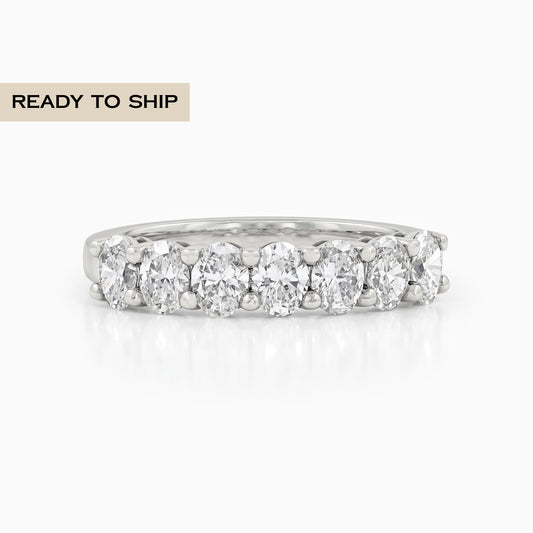Oval Lab Diamond Seven Stone Ring