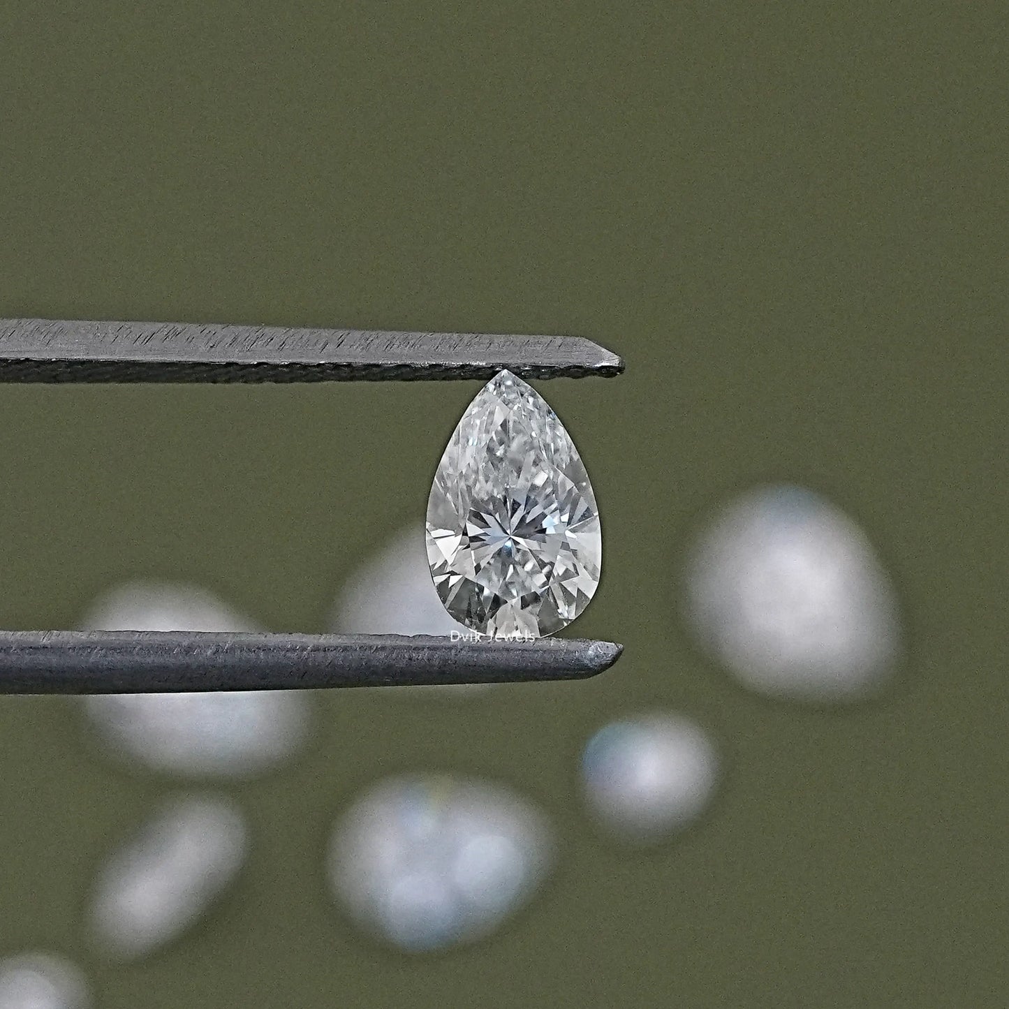 Lab Grown Pear Cut Loose Diamond