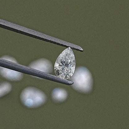 Lab Grown Pear Cut Loose Diamond